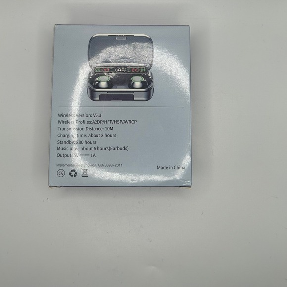 M100 Mini Wireless Earbuds Bluetooth 5.3 Waterproof IPX5 Digital Display #456 - Picture 3 of 7